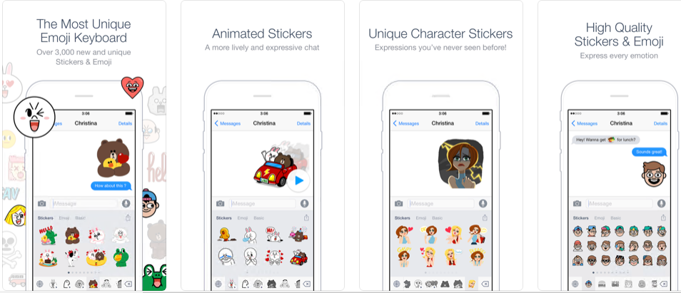 Emoji LINE 表情符号软件 苹果【IOS版】超过3,000个新有趣贴纸表情
